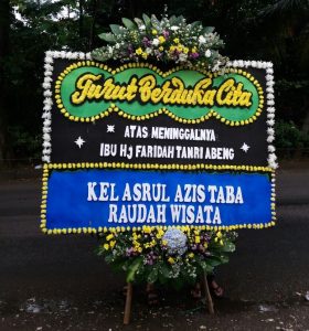 jual bunga papan duka cita di